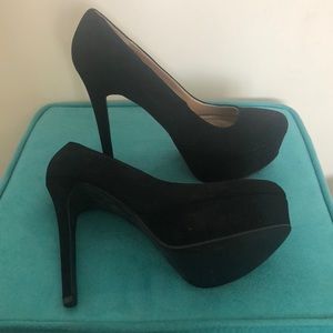 Black Suede Pumps